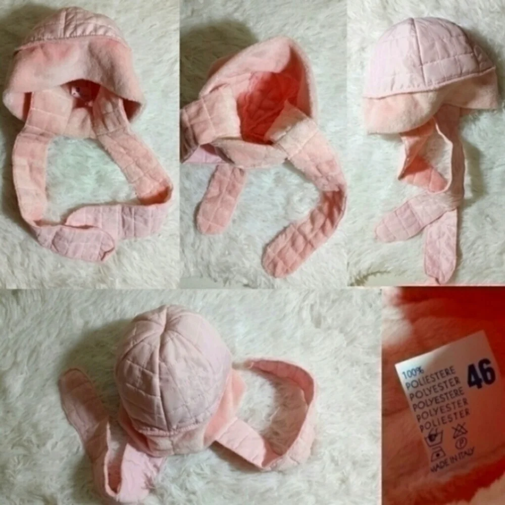 Baby Tie Scarf/Quilted Winter Hat